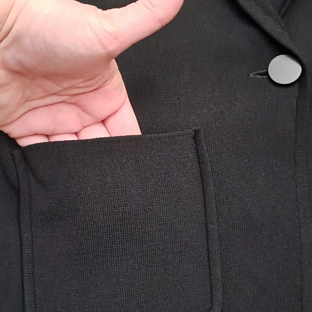 Calvin Klein Women's Size Medium 2 Pocket Blazer - Picture 4 of 8